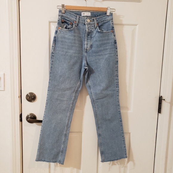 Zara Size 4 Women's Blue Jeans - Picture 1 of 10